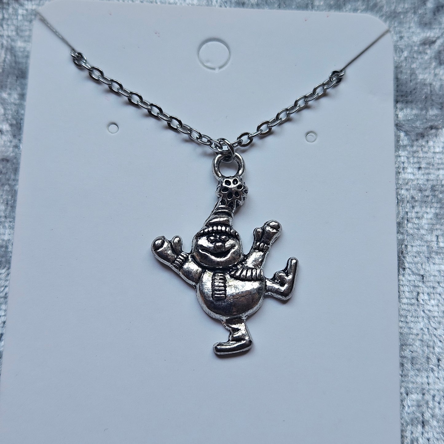 Snowman Necklace