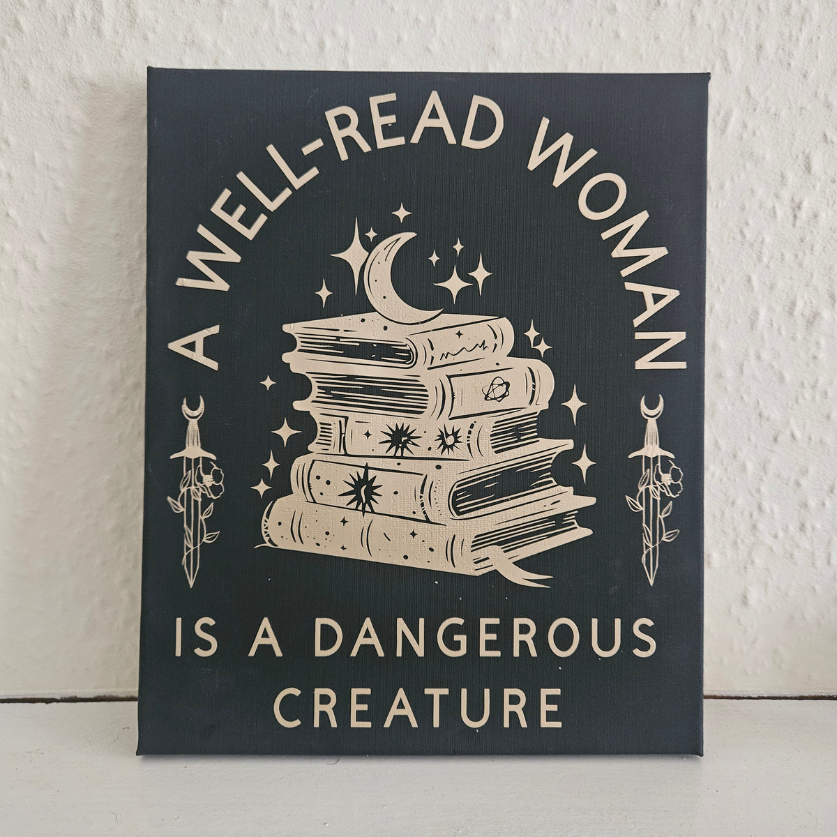 A Well-Read Woman Canvas