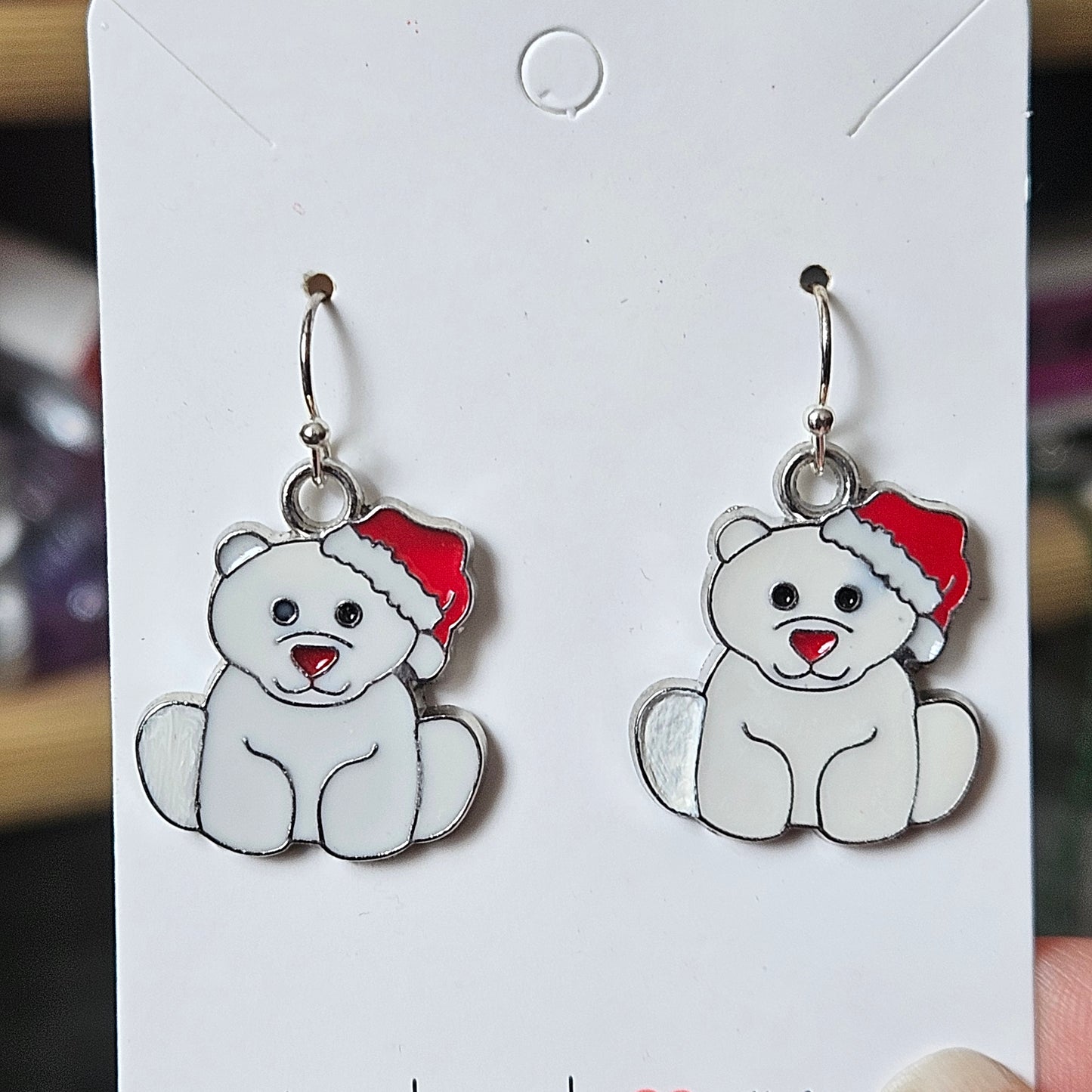 Polar Bear Earrings