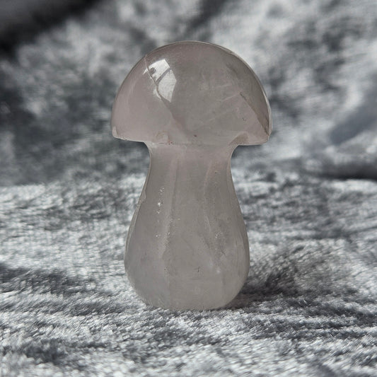 Rose Quartz Mushroom Carving