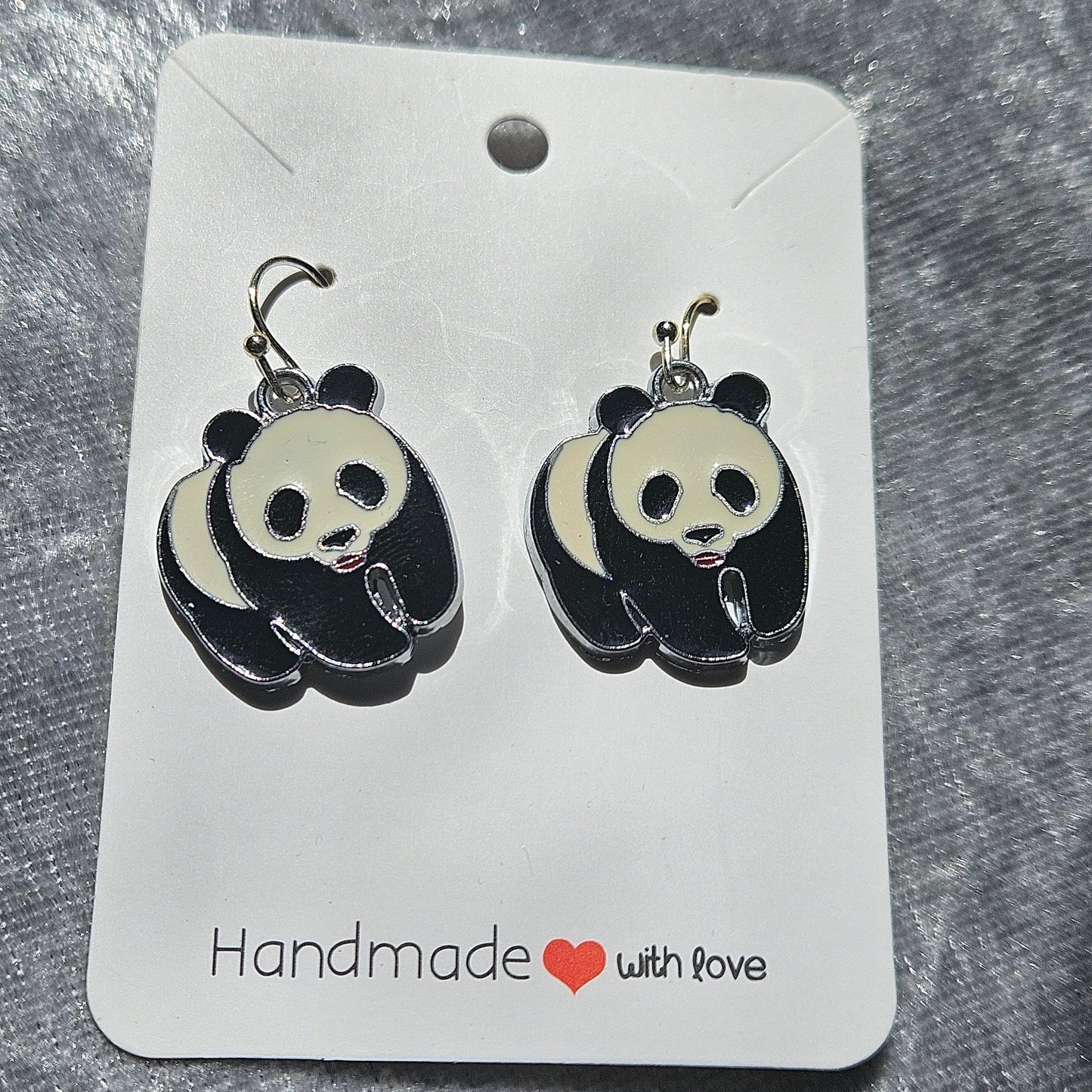 Panda Earrings