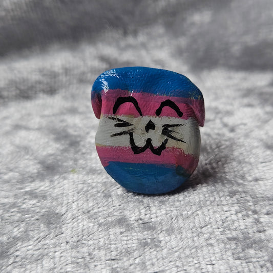 Trans Puppy Pin Badge