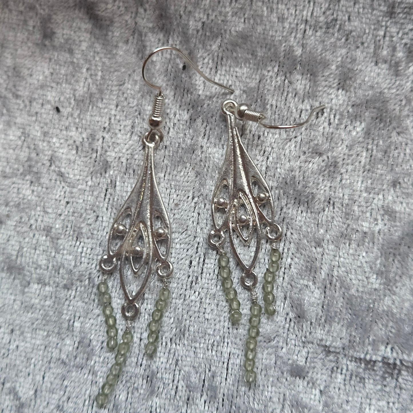 Peridot Chandelier Earrings