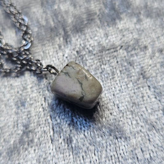 Jade and Fluorite Necklace