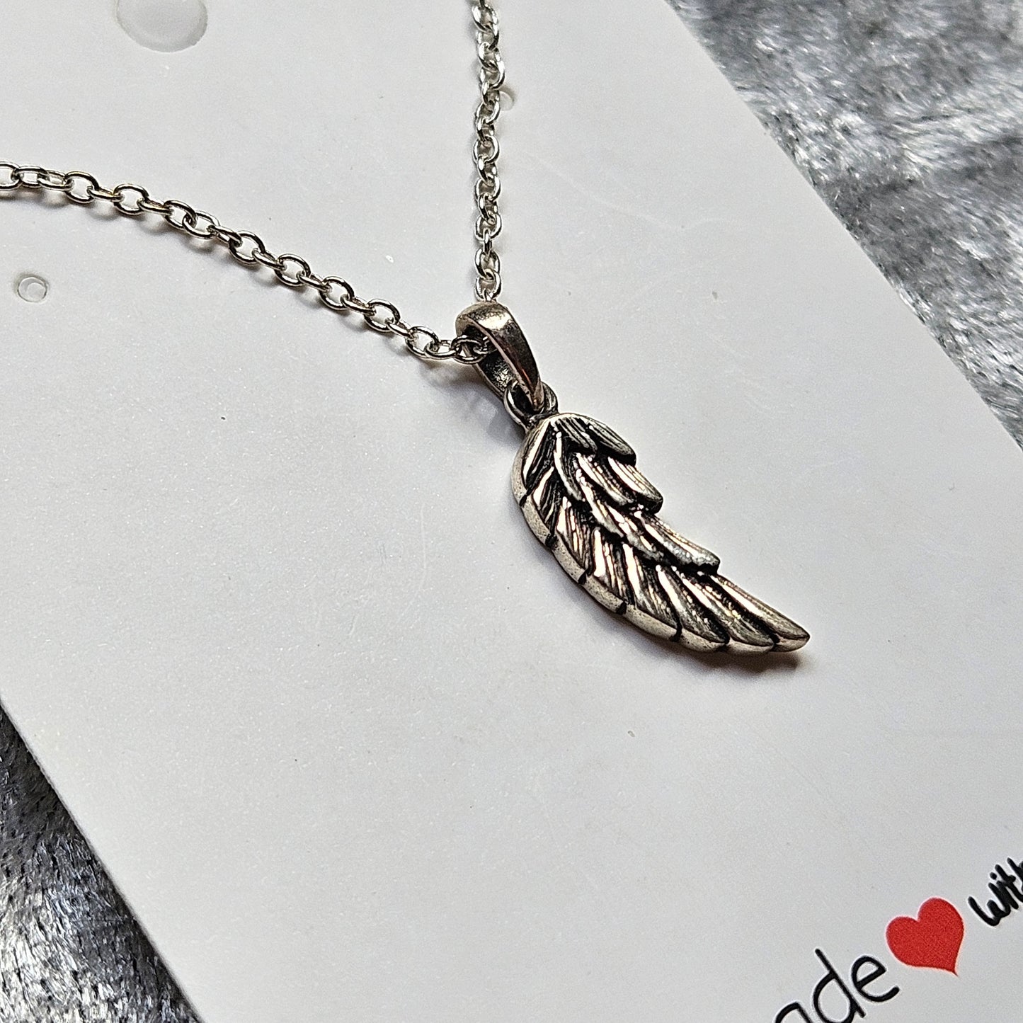 Sterling Silver Wing Necklace