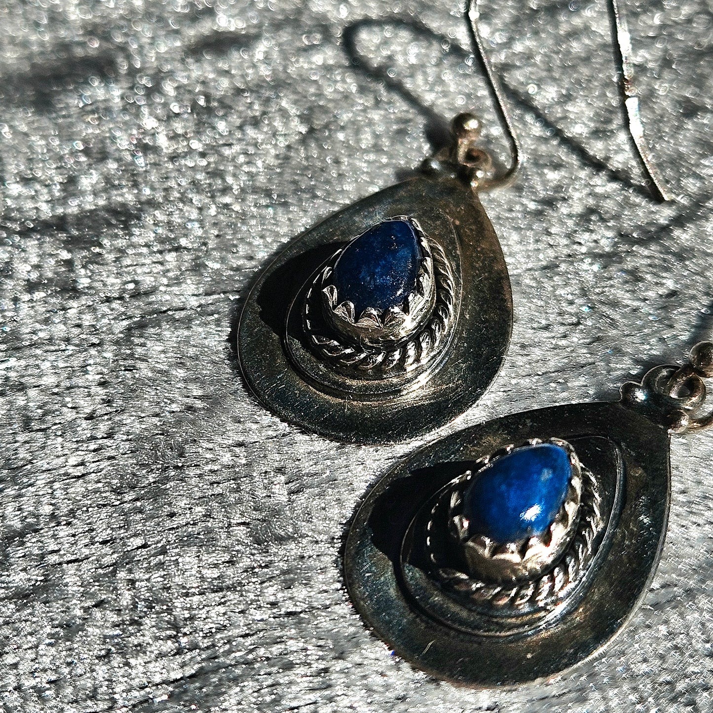 Sterling Silver Lapis Lazuli Earrings