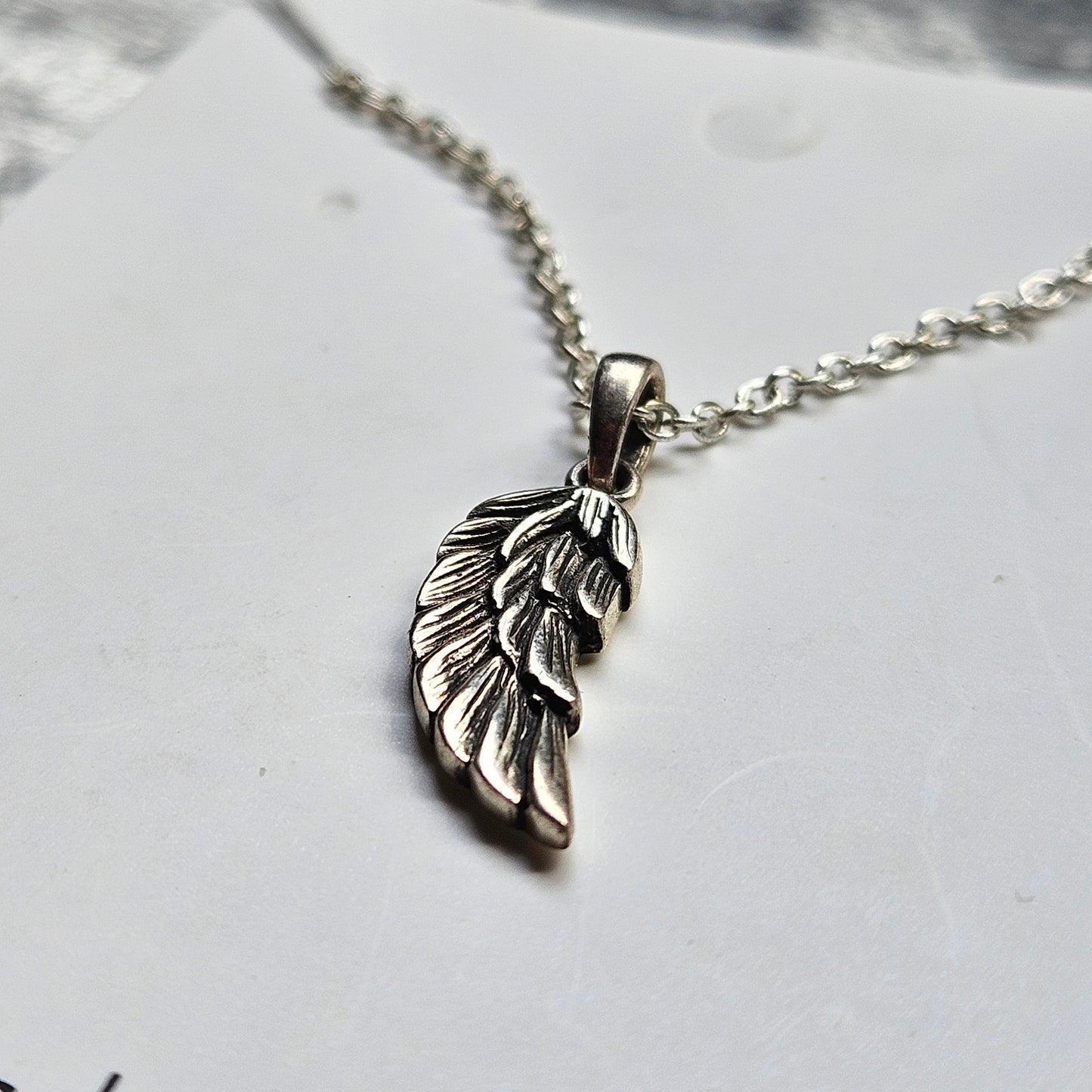 Sterling Silver Wing Necklace