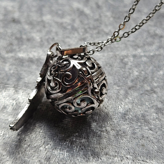 Winged Sphere With Lucky Cat