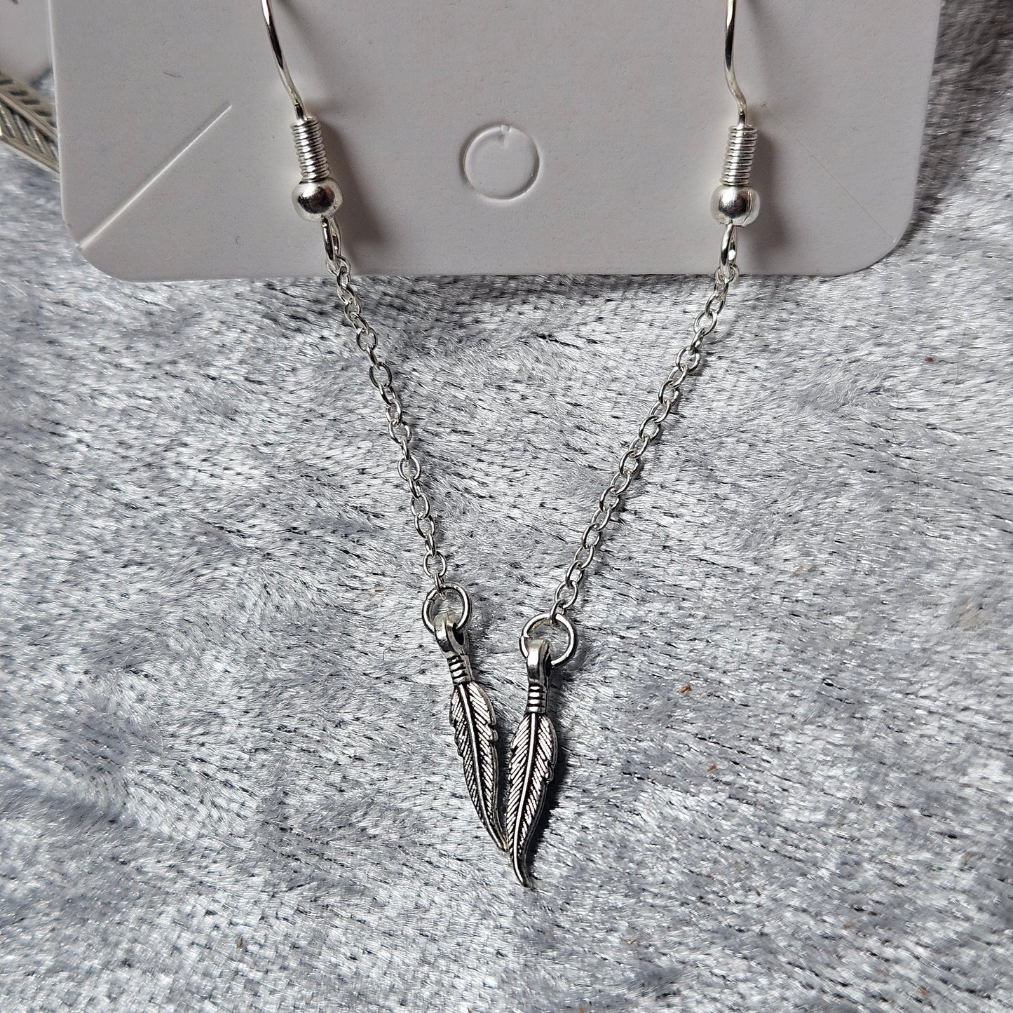 Dangly Feather Earrings