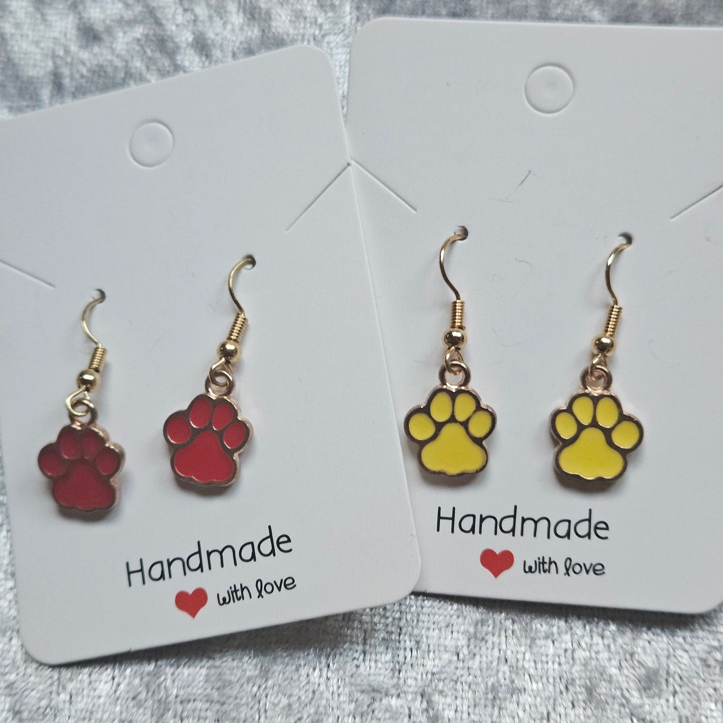 Paw Print Earrings