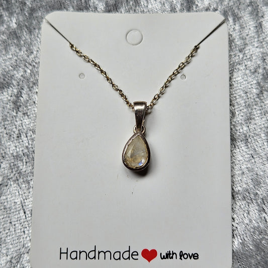Moonstone Sterling Silver Necklace