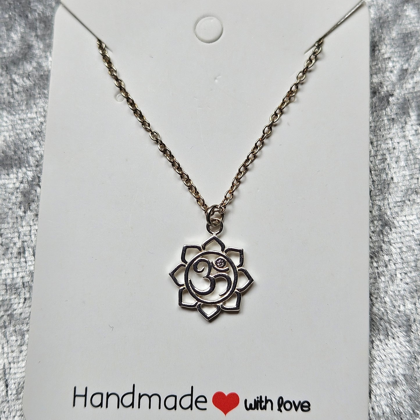 Sterling Silver Om Symbol