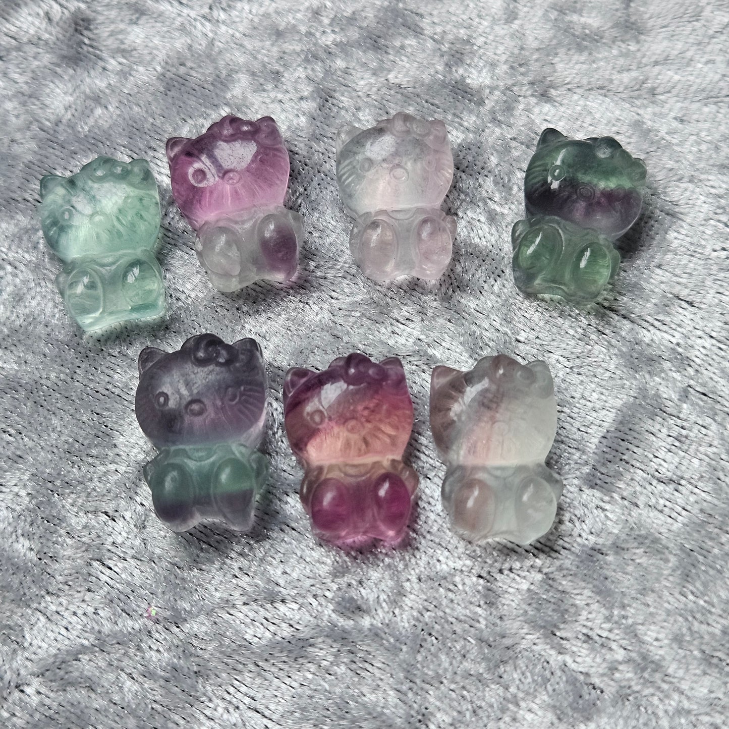 Mini Fluorite Carvings