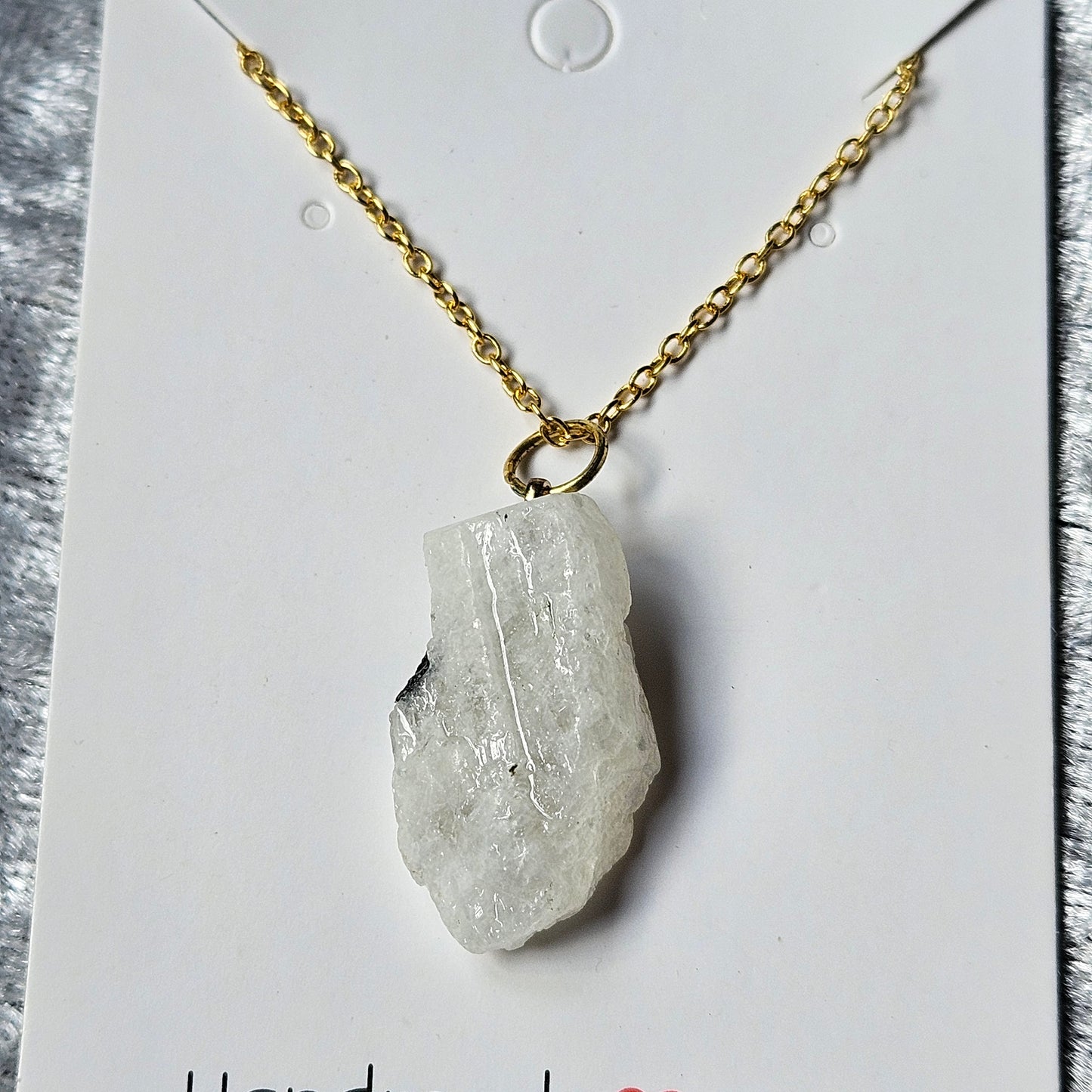 Aura Coated Quartz Necklace