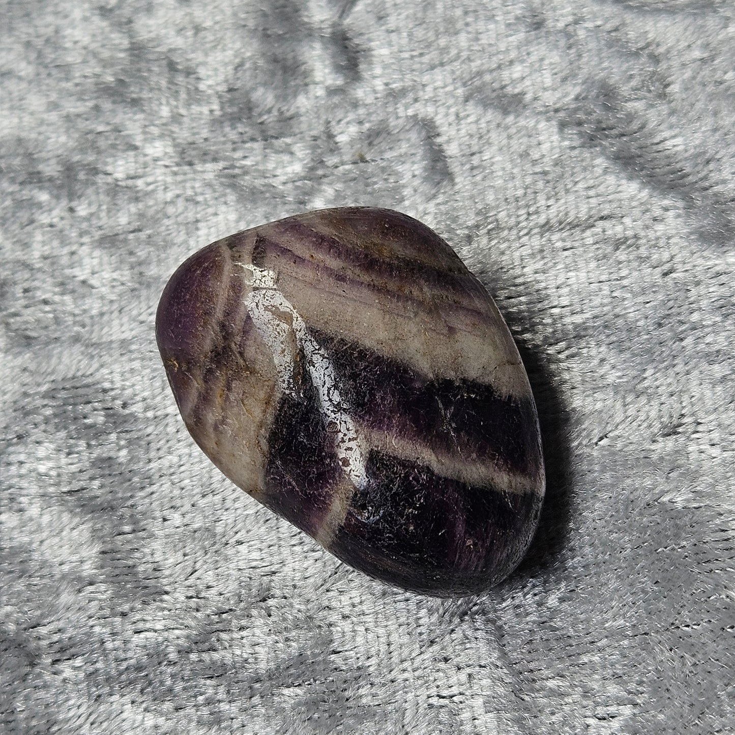 Chevron Amethyst Tumble