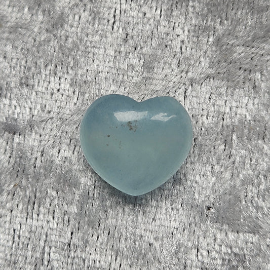 Tiny Aquamarine Heart