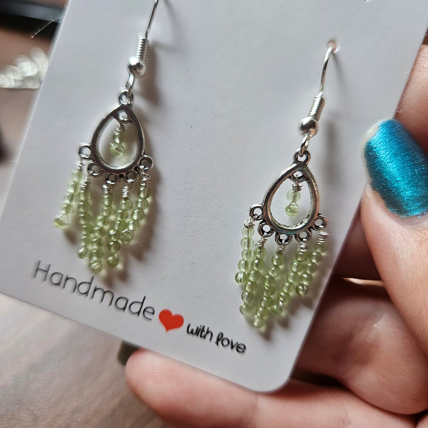 Peridot Chandelier Earrings