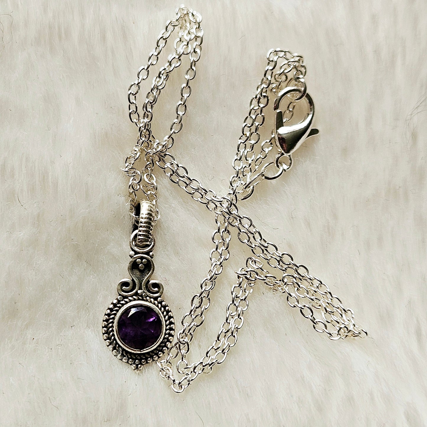 Amethyst necklace