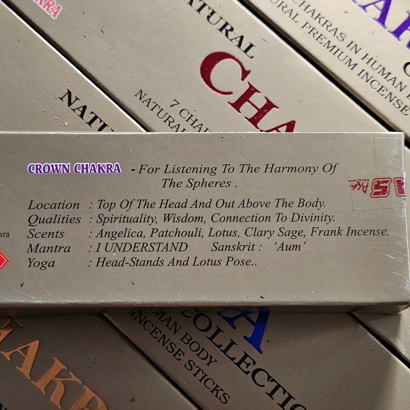 Chakra Incense Sticks