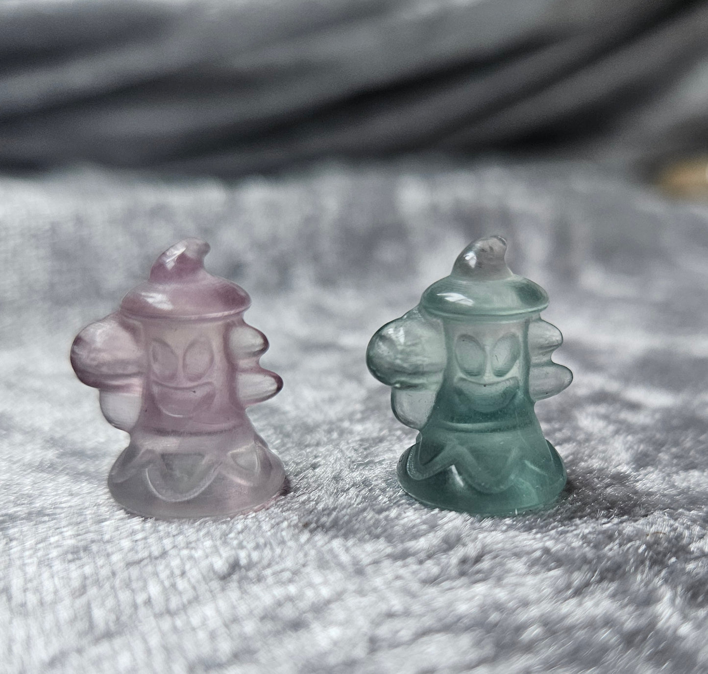 Mini Fluorite Carvings