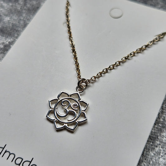 Sterling Silver Om Symbol