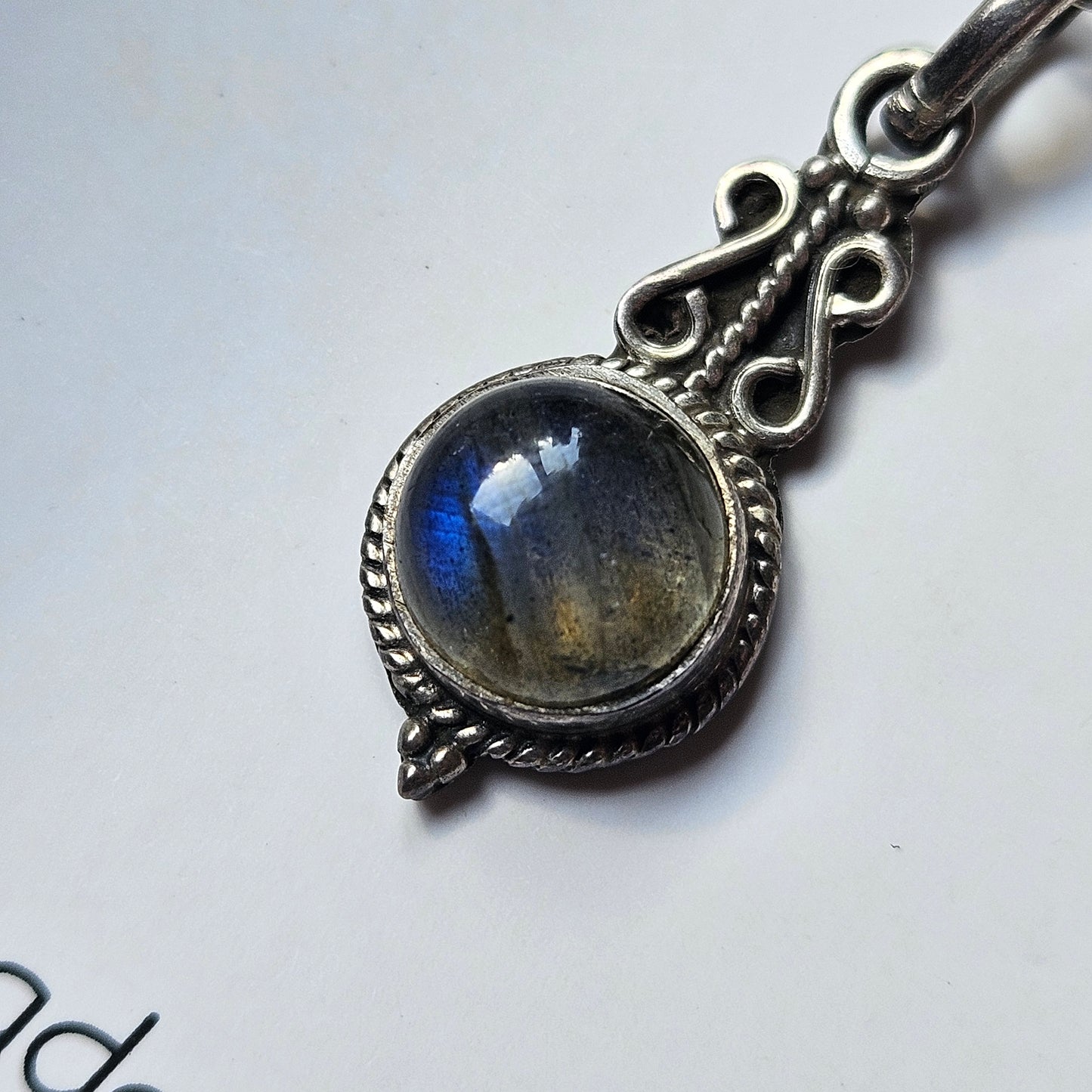 Sterling Silver Labradorite Necklace