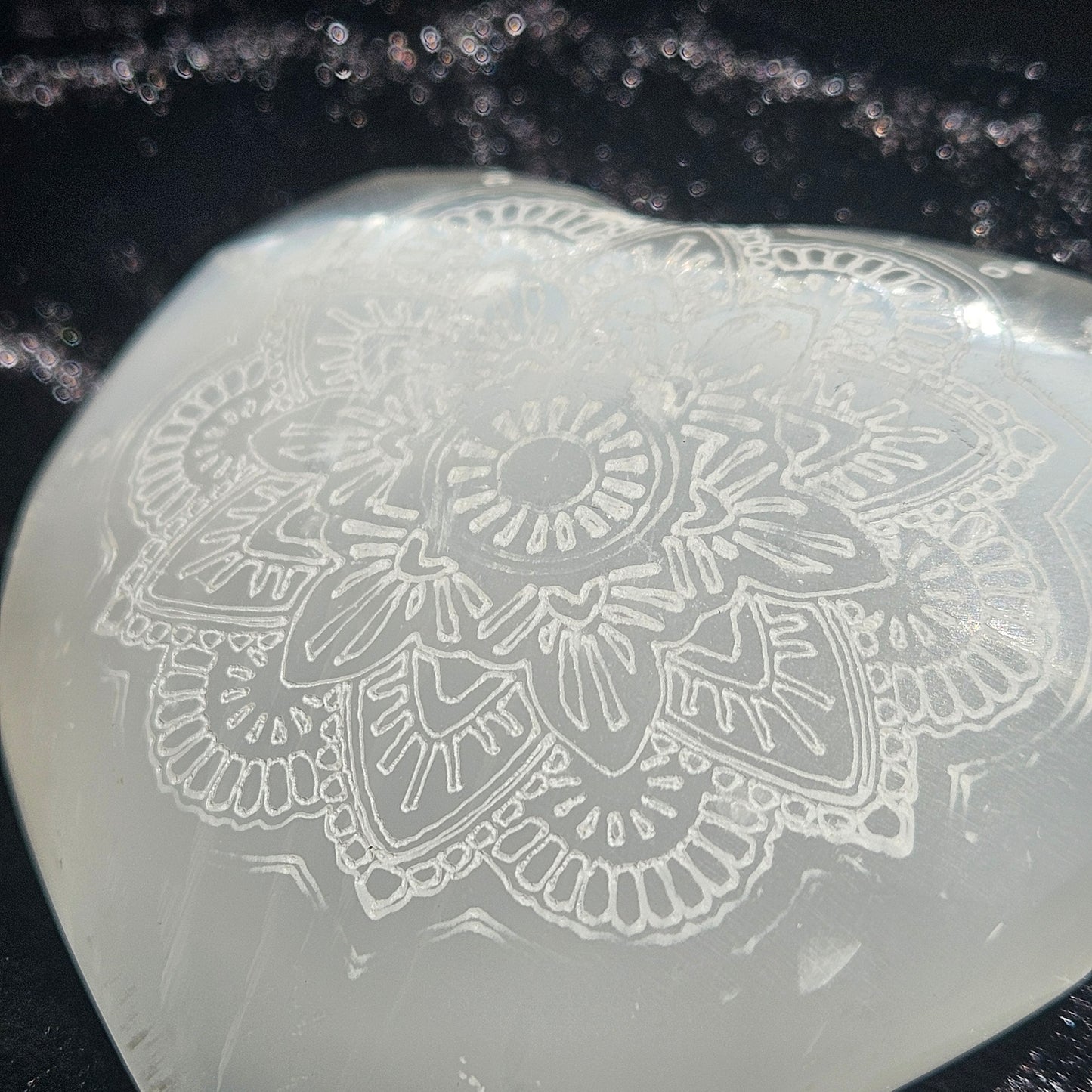 Selenite Heart