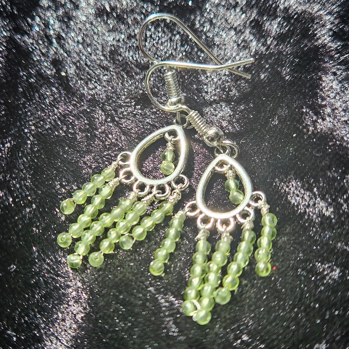 Peridot Chandelier Earrings