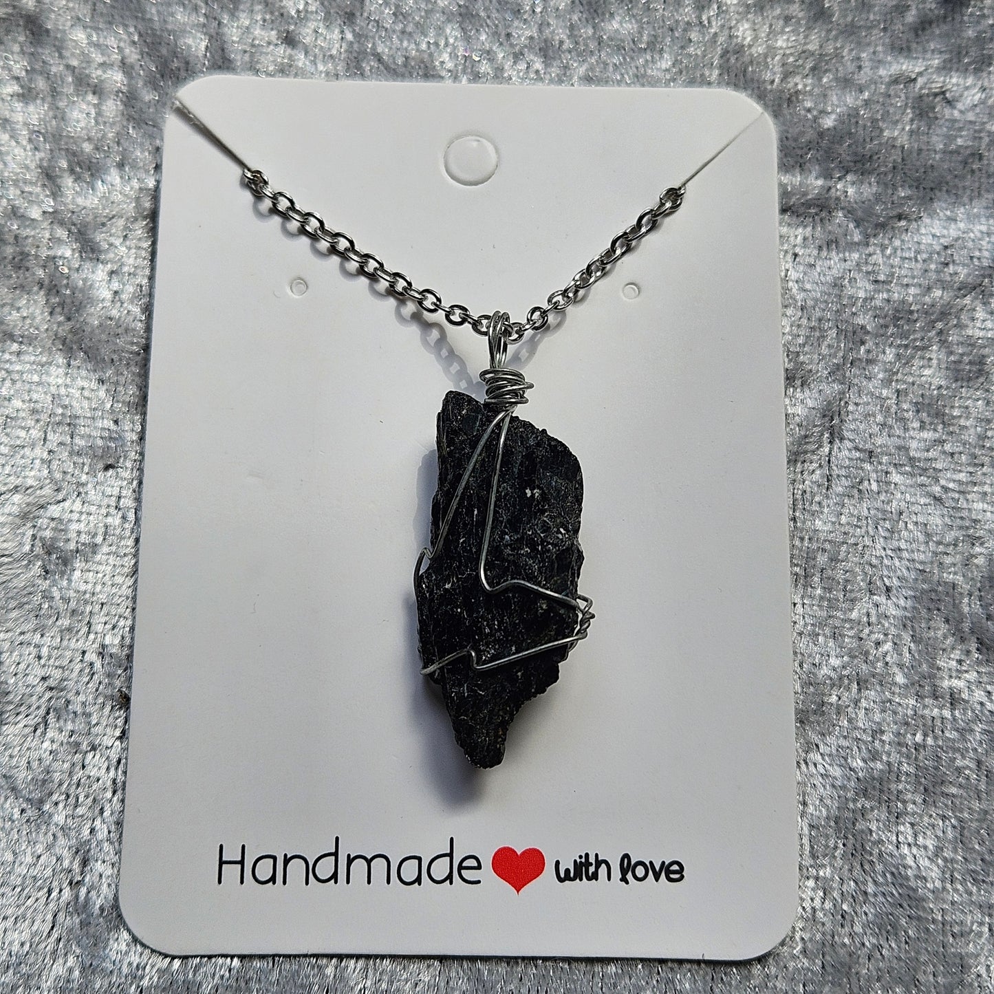 Raw Tourmaline Necklace