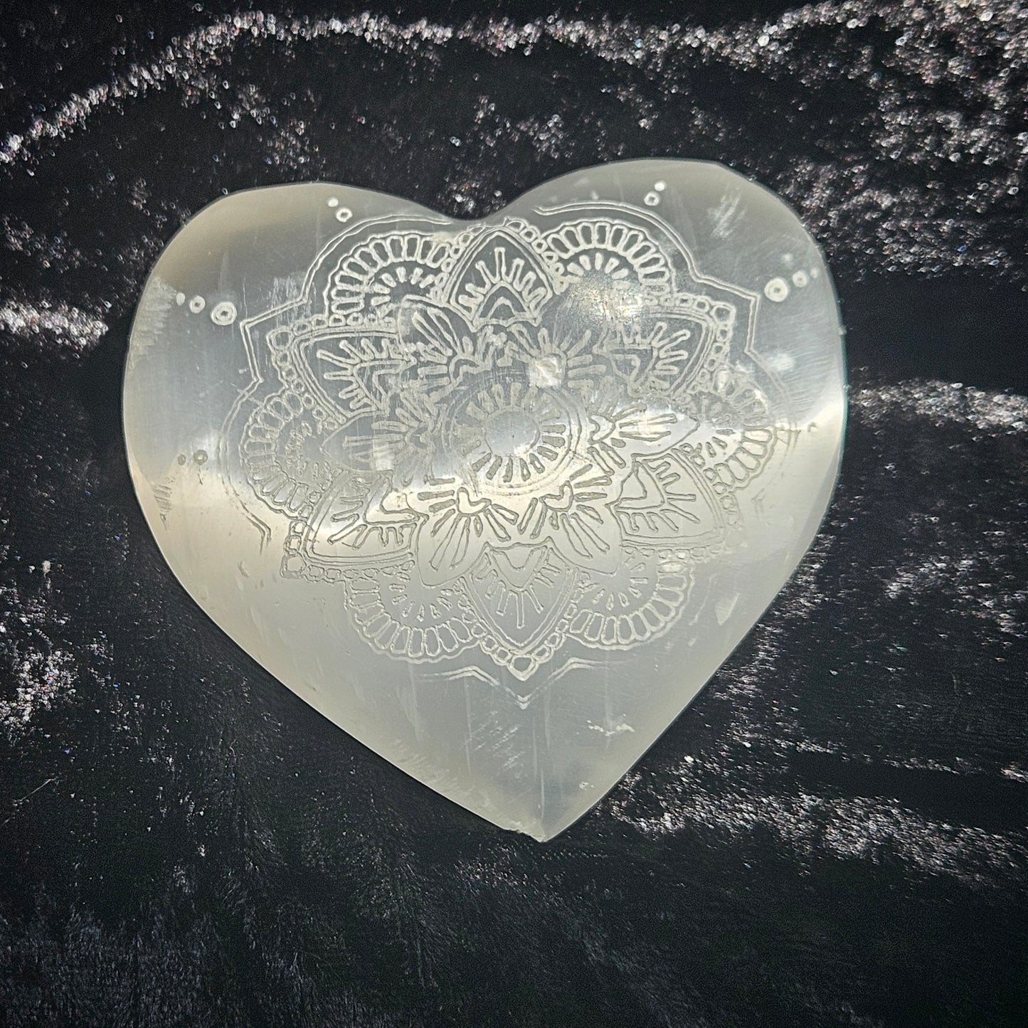 Selenite Heart