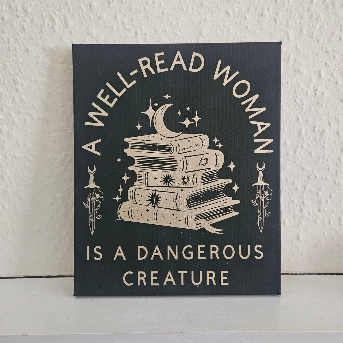 A Well-Read Woman Canvas