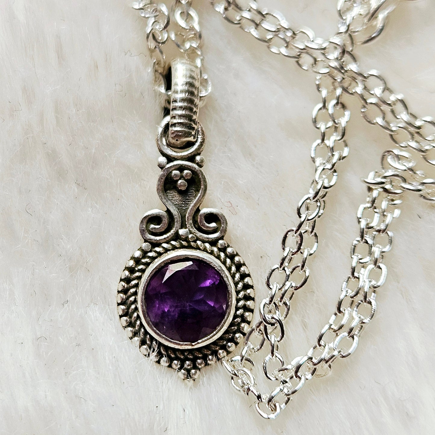 Amethyst necklace