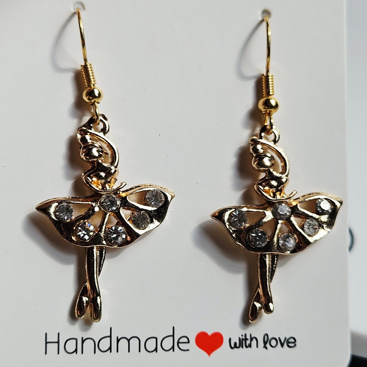 Ballerina Gold Earrings