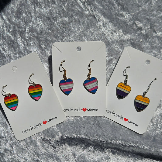 pride earrings
