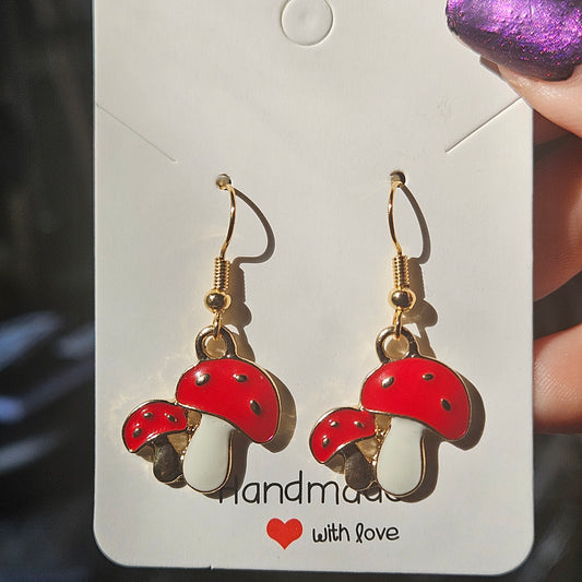 Mushroom Earrings