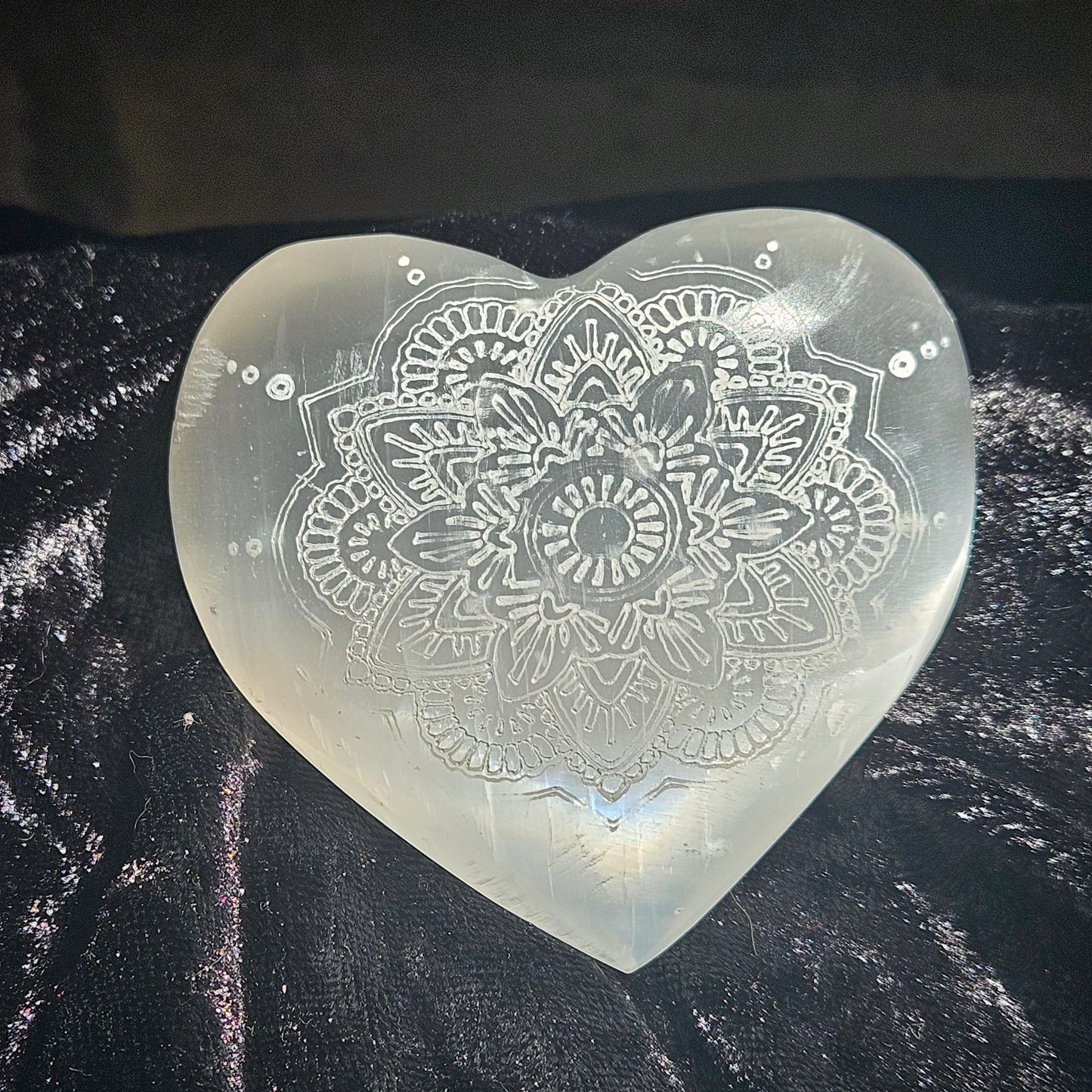 Selenite Heart
