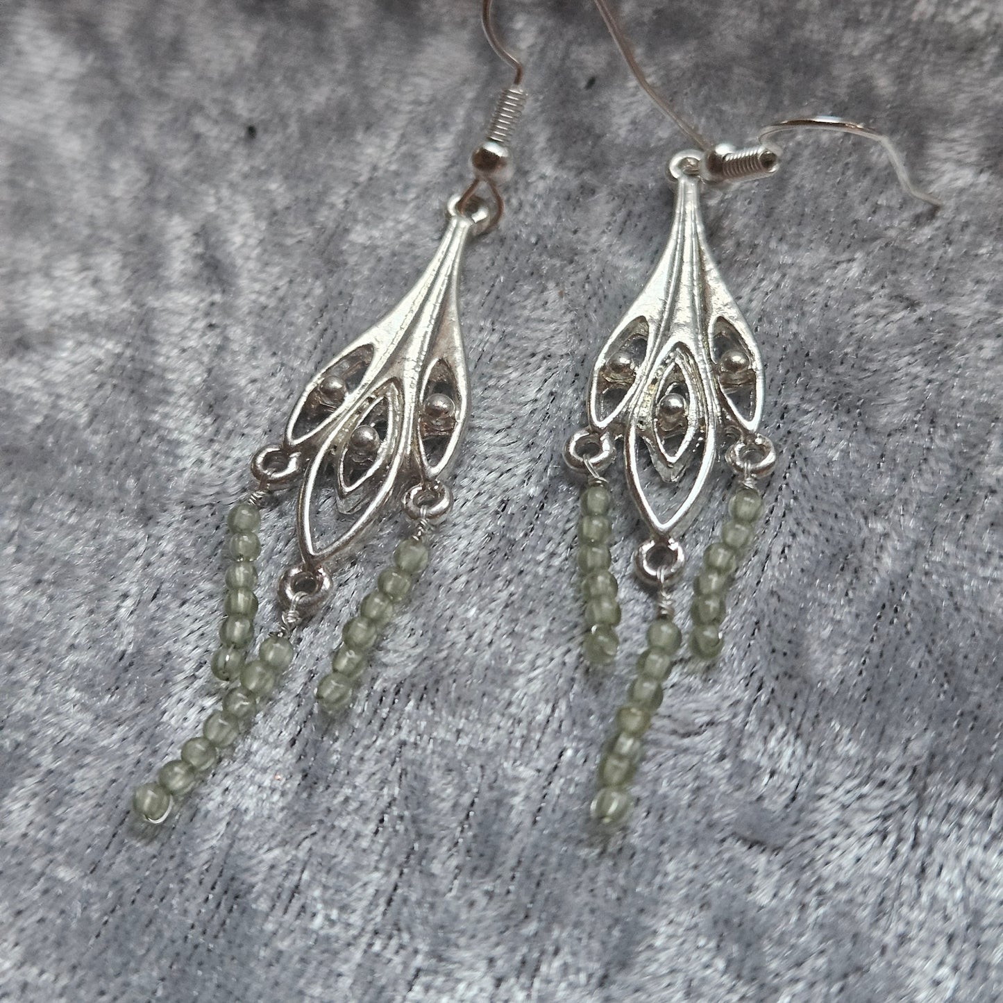 Peridot Chandelier Earrings