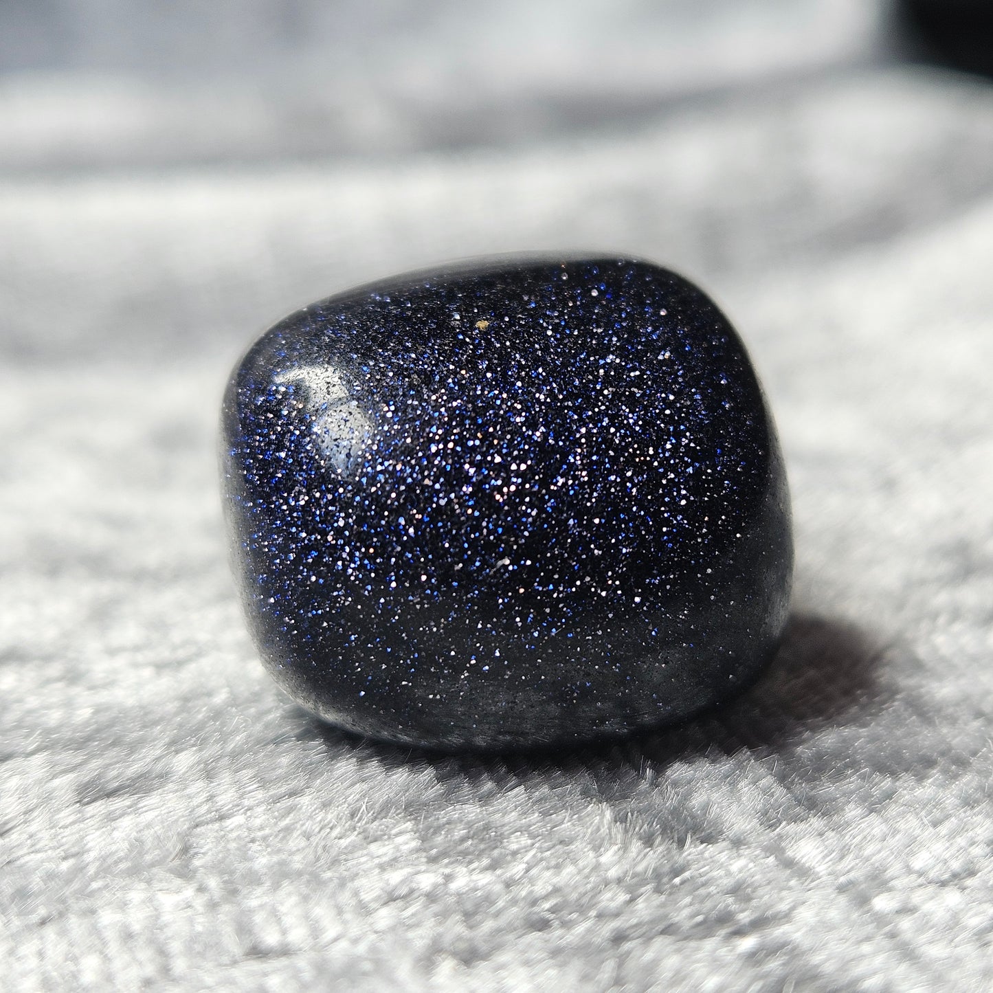 Blue Goldstone Tumble