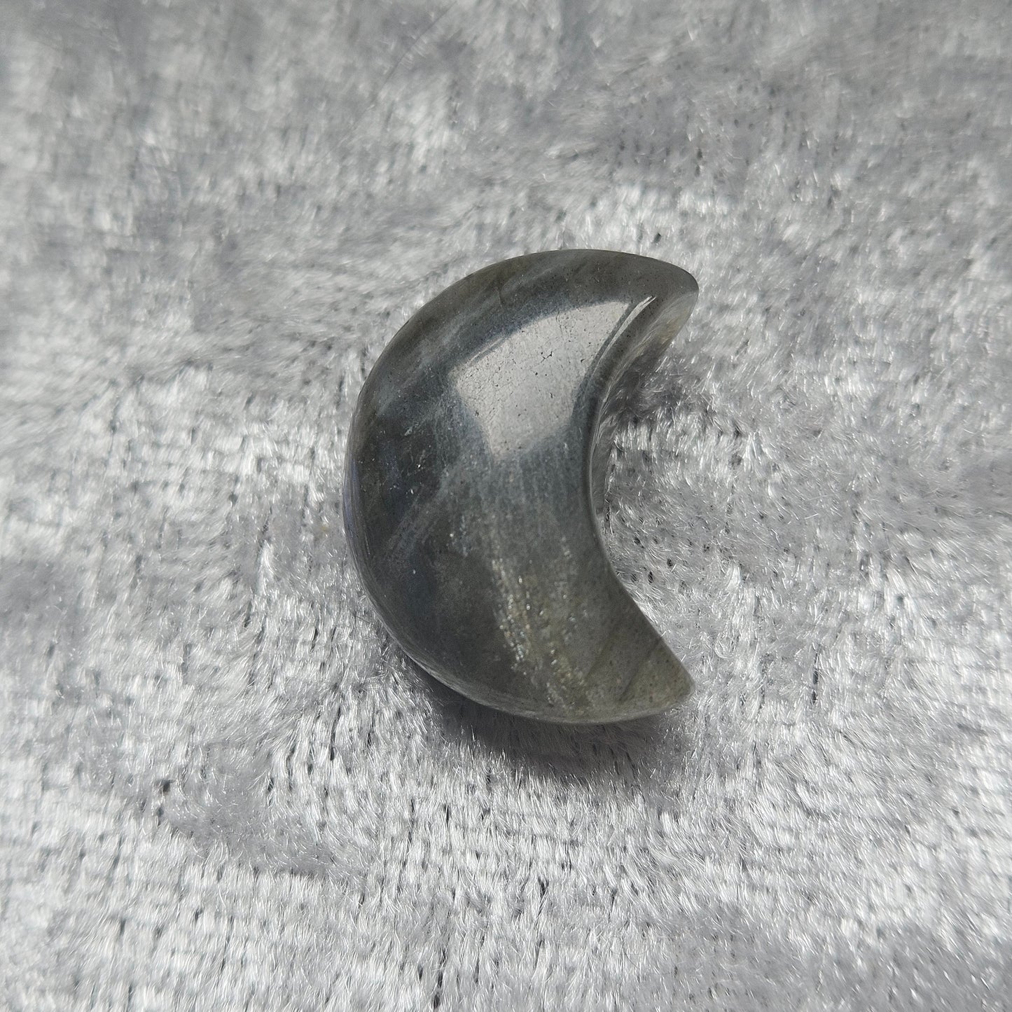 Labradorite Moon Carving