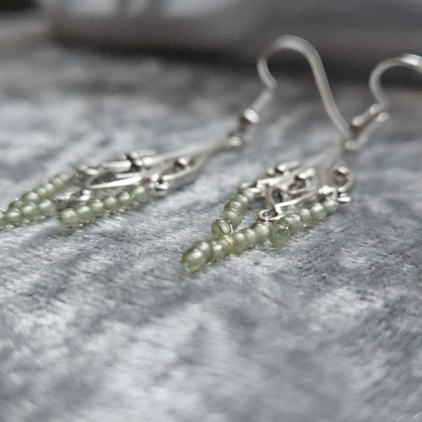 Peridot Chandelier Earrings