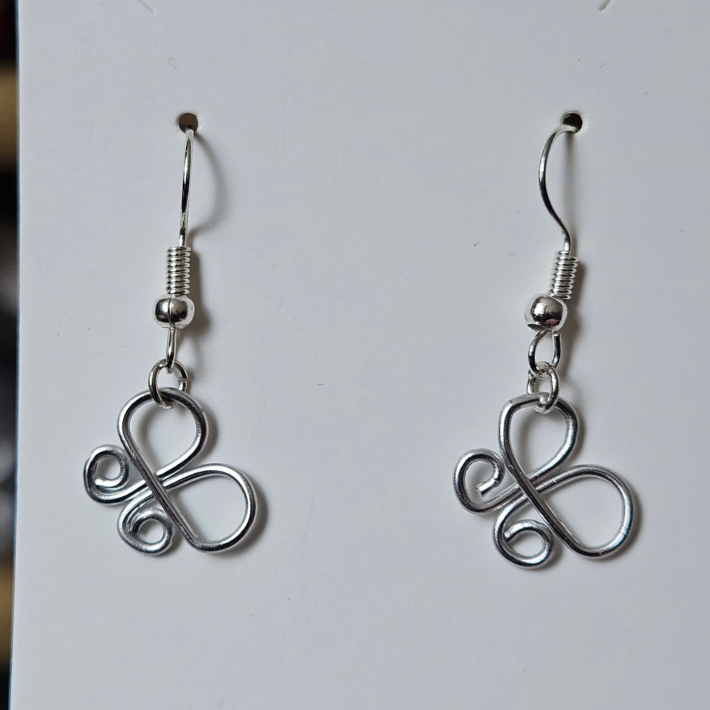 Wire Butterfly Earrings