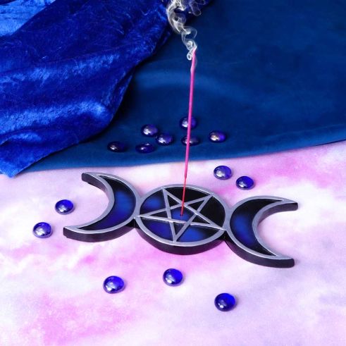 Triple Moon Incense Burner